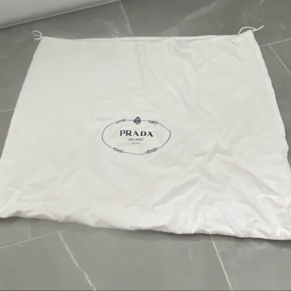 PRADA Yellow Drawstring Napa tote - Picture 10 of 12